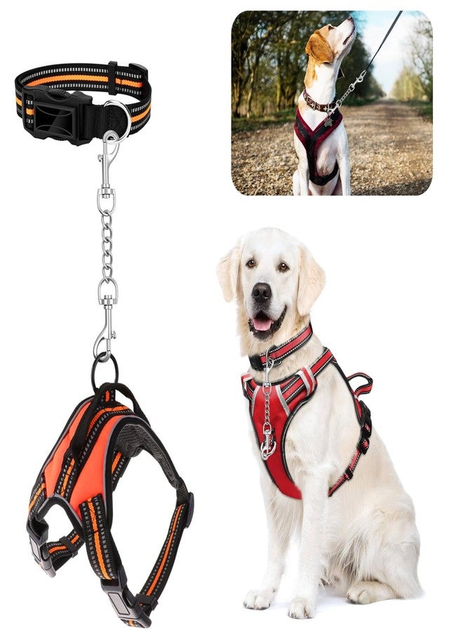ElevateTech Metal Dog Collar Safety Clip 2 Pack Stainless Steel Heavy Backup for Prong Collar, Dog Harness Collars Connector (7.5 inches) - Image 3